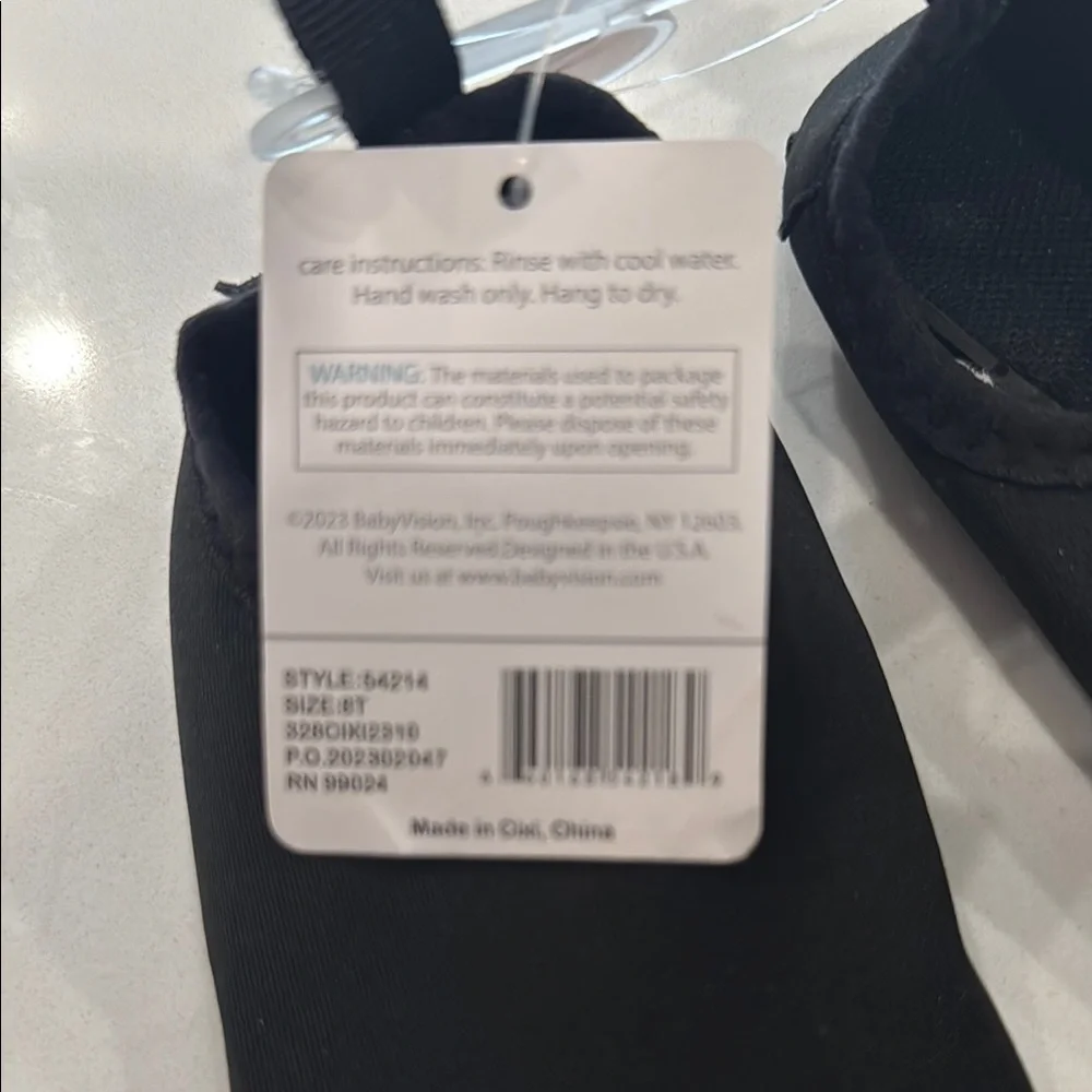 Hudson Baby Black Water Shoes for Toddlers nwt 8t